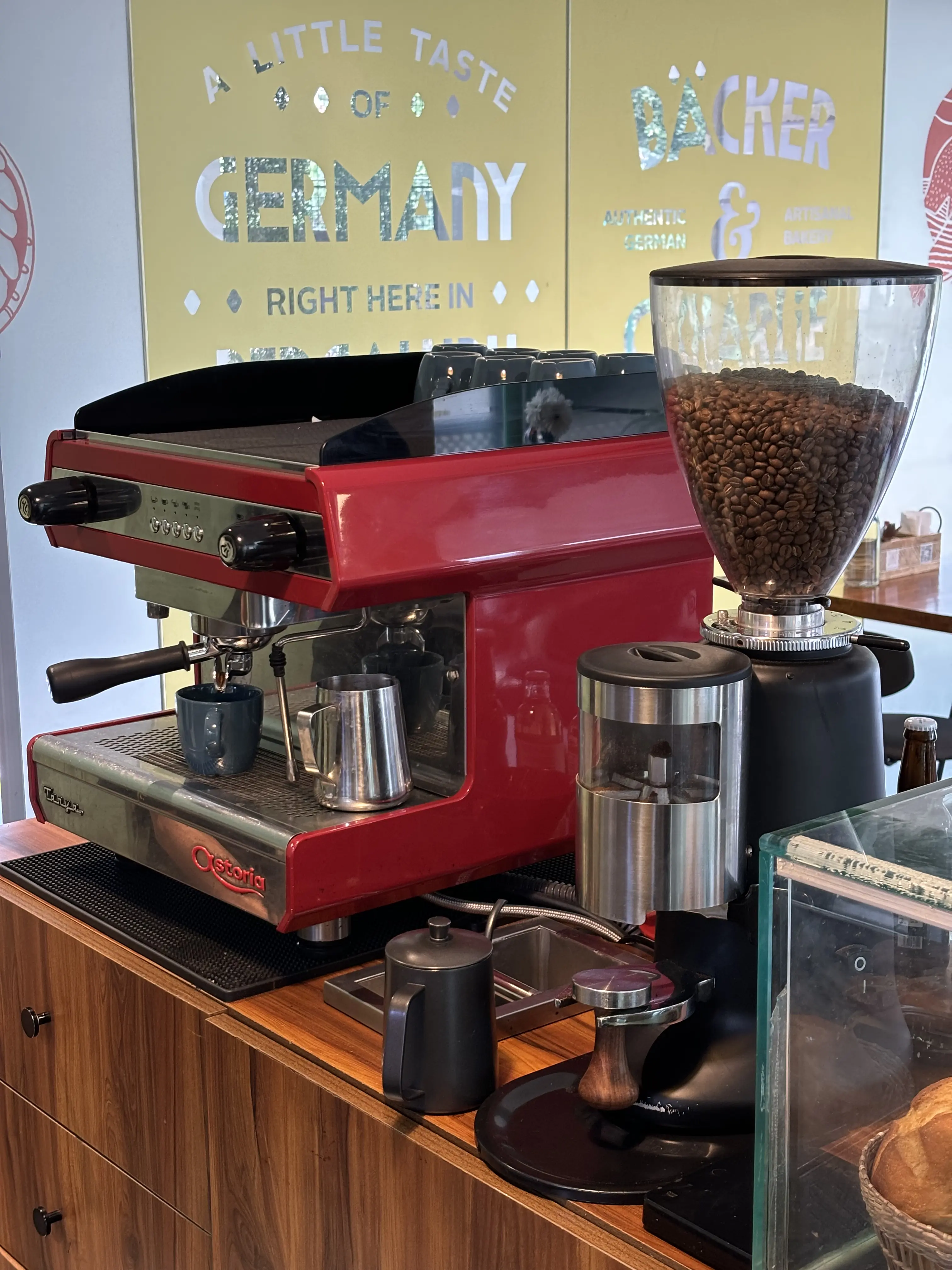 Counter service area with friendly staff